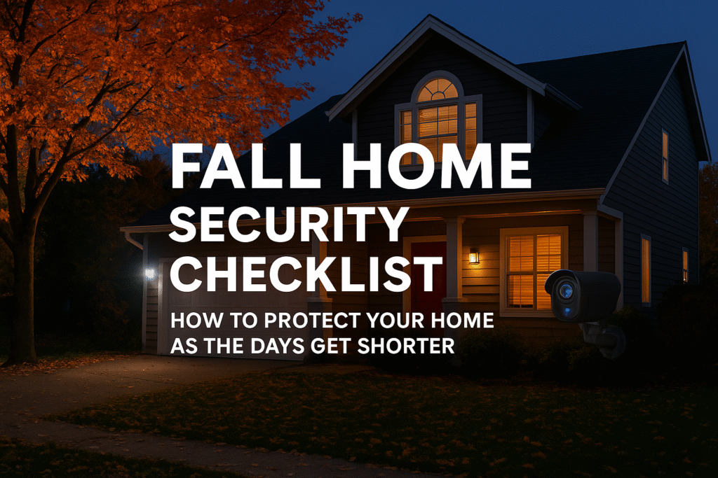 Fall Home Security Checklist: How to Protect Your Home as the Days Get Shorter